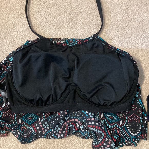 Coco Reef Bra Sized Tankini Top/Contours By Coco Reef High Waisted Bottoms - Picture 14 of 16